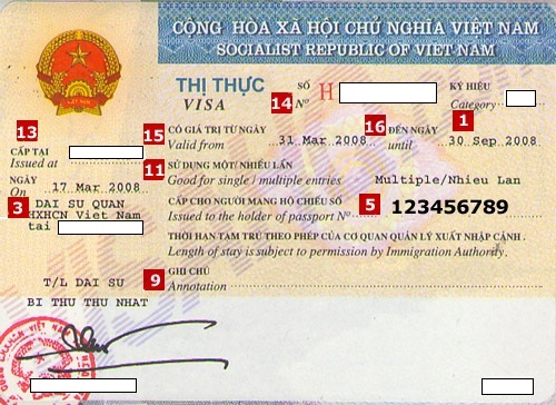 越南簽證 B4